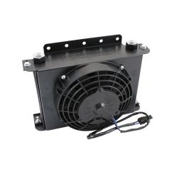 Aeroflow 25 Row Universal Modular Oil Cooler with Fan and Shroud