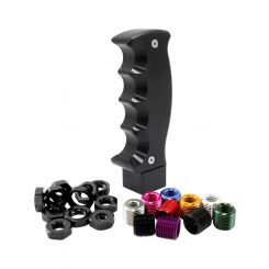 Aeroflow Bang Shift Billet Pistol Manual Gear Knob w/ Inserts