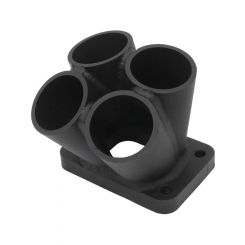 Aeroflow 4 into 1 Round Turbo Merge Collector T25/T28 No Wastegate