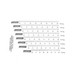 Aeroflow Timing Tapes Includes 8 Sizes to Fit Balancers