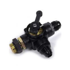 Enderle 3-Way Shut Off Valve -10AN Inlet and Outlet with -10AN Return