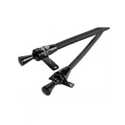 Lokar Midnight Series Anchor-Tight Locking Flexible Engine Dipstick