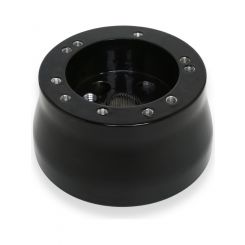 RPC 5/6 Bolt Billet Steering Wheel Adapter Black