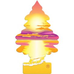 Little Trees Car Air Freshener Sunset Beach Single Pack