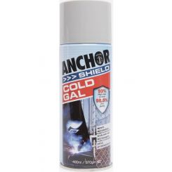 Anchor Shield Metal Anti Rust Paint Aerosol Spray Cold Galvanising 400g