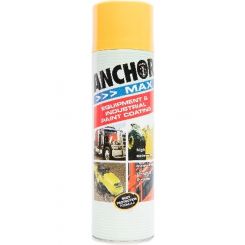 Anchor Max High Gloss Enamel Paint Spray Golden/Safety Yellow Y14