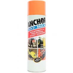 Anchor Max High Gloss Enamel Paint Aerosol Spray Orange X15 Electrical