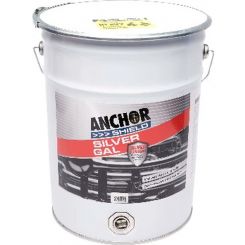 Anchor Shield Metal Anti Rust Paint Silver Gal 20L