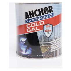 Anchor Shield Metal Anti Rust Paint Cold Galvanising 4L