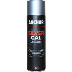 Anchor Silver Gal Galvanising Paint Rust Protection Aerosol Spray 400g