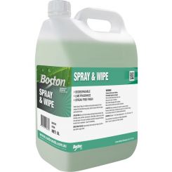 Boston Spray & Wipe Biodegradable Lime Fragrance 5L