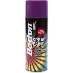 Boston High Gloss Quick Drying Aerosol Spray Paint Plum Purple 250g