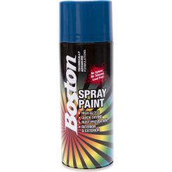 Boston High Gloss Quick Drying Aerosol Spray Paint Ocean Blue 250g