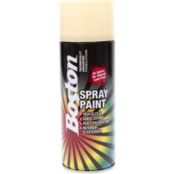 Boston High Gloss Quick Drying Aerosol Spray Paint Cream 250g