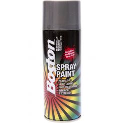 Boston High Gloss Quick Drying Spray Paint Grey Primer Enamel 250g