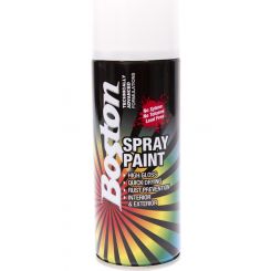 Boston High Gloss Quick Drying Aerosol Spray Paint White Primer 250g