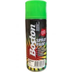 Boston High Gloss Quick Drying Aerosol Spray Paint Fluoro Green 250g