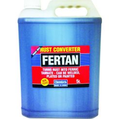 Chemtech Fertan Rust Converter Non Toxic Non Flammable 5L