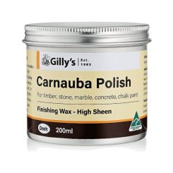 Gilly Carnauba Polish Dark Finishing Wax 200ml