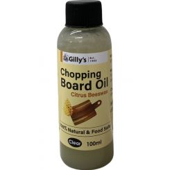 Gilly Chopping Board Oil Citrus/Beeswax Natural and Food Safe 100g