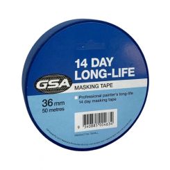 GSA Long Life Blue Masking Tape 36mm x 50M