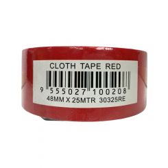 GSA High Quality Cloth Tape Red 48mm x 25M