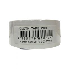 GSA High Quality Cloth Tape White 48mm x 25M
