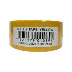 GSA High Quality Cloth Tape Yellow 48mm x 25M