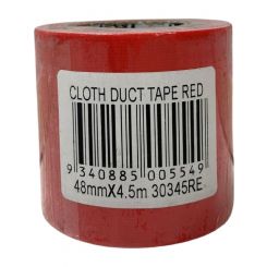 GSA High Quality Cloth Tape Red 48mm x 4.5M