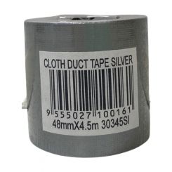 GSA High Quality Cloth Tape Silver 48mm x 4.5M