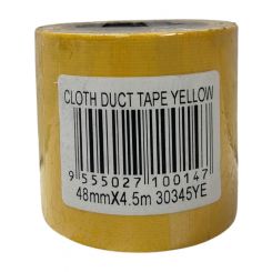 GSA High Quality Cloth Tape Yellow 48mm x 4.5M