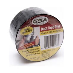 GSA Duct Tape Pro Black Strong Adhesion 0.15mm 30M x 48mm