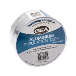 GSA Aluminium Foil Tape Strong & Durable 72mm x 50M