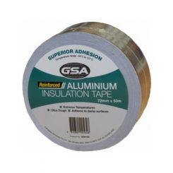GSA Reinforced Foil Tape Strong & Durable 72mm x 50M