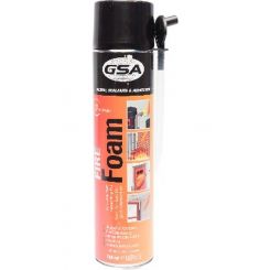 GSA PU Expanding Foam Filler Fire Rated For Gaps Crack Cavities 750ml