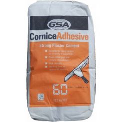 GSA Cornice Adhesive Strong Plaster Cement 60 Minute Worktime 10kg