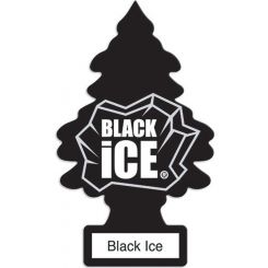 Little Trees Car Air Freshener Black Ice Single Pack