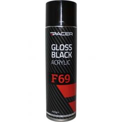 Pacer F69 Gloss Black Acrylic Aerosol 400g