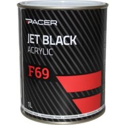 Pacer F69 Jet Black Acrylic Paint 1 Litre