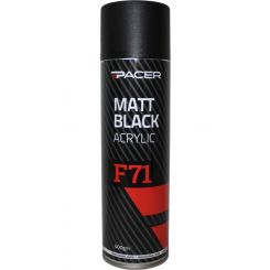 Pacer F71 Matt Black Acrylic Paint Aerosol 400g