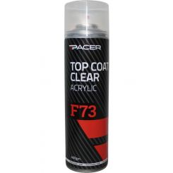 Pacer F73 Top Coat Clear Acrylic Paint 400g Aerosol