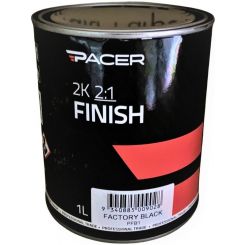 Pacer 2K Factory Rich Deep Black Paint Finish 1L