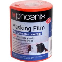 Phoenix Masking Film 550mm x 25M with Dispenser
