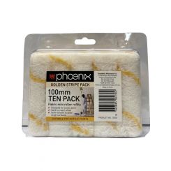 Phoenix 100mm 10 Pack Gold Stripe Mini Fabric Covers