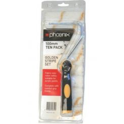 Phoenix Mini Gold Stripe Cover with Handle 100mm Pack of 10