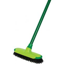 Sabco Deck Scrub with Handle Green 230mm Head