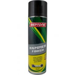Septone Hammer Finish Paint Aerosol Charcoal 400g