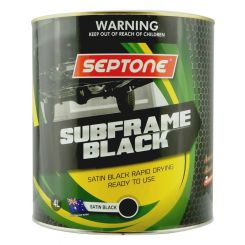 Septone Subframe Black Paint Satin Black 4L