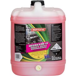 Septone Degrease It Heavy Duty Degreaser Concentrated Water Based 20L