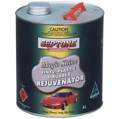 Septone Magic Shine Vinyl Plastic & Rubber Rejuvenator 4L